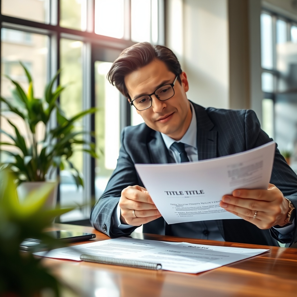 Title Check Process