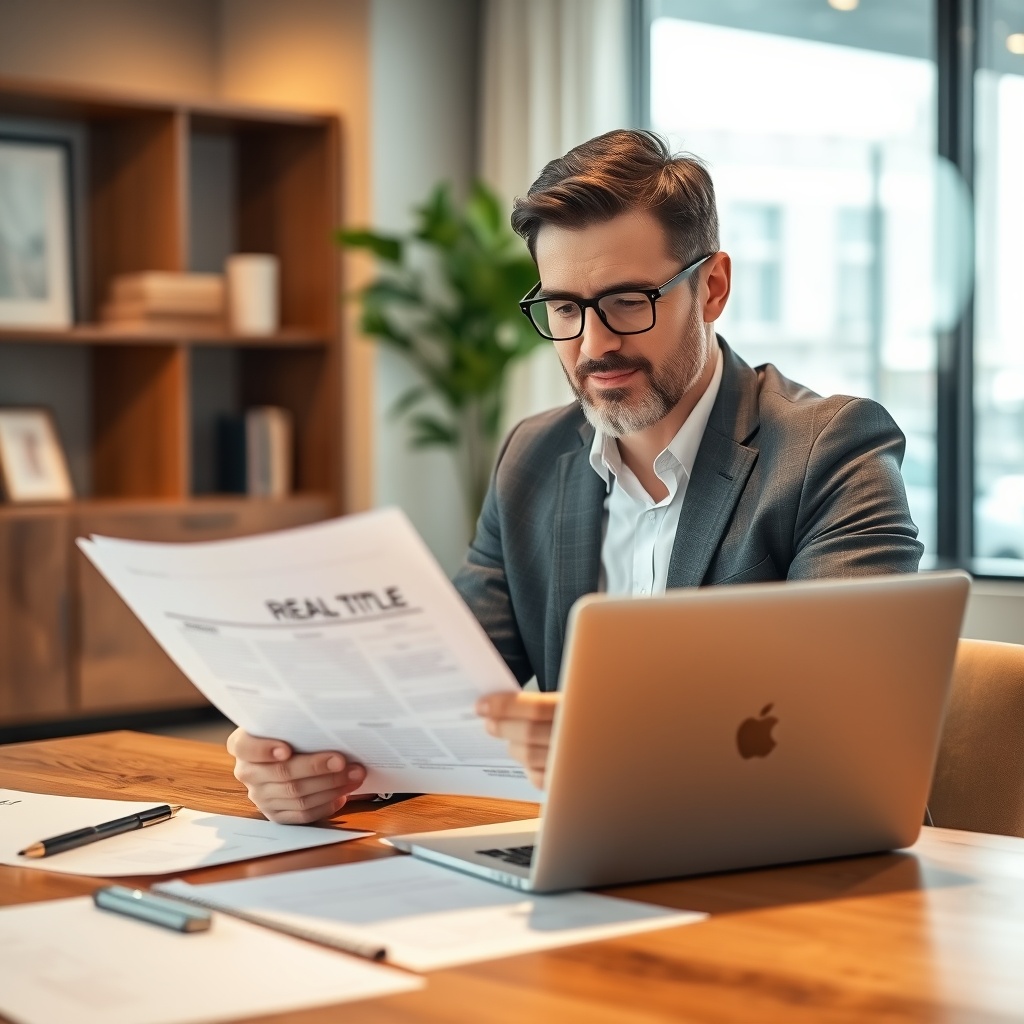 Property title verification process